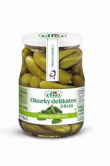 Delikates okurky 3-6 cm 720 ml