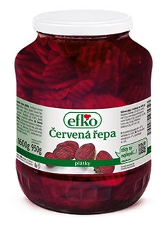 Červená řepa plátky 1700 ml